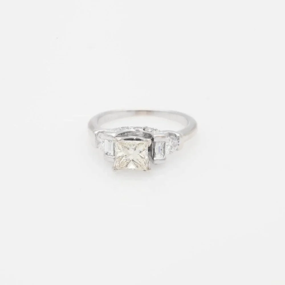Princess Cut 2.25CT Gold Ring! Wow!